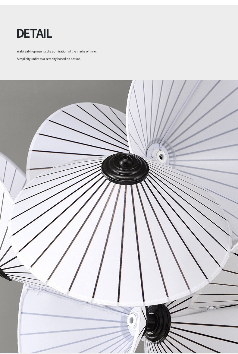 Chinese Style Umbrella Shaped Chandelier Creative Design Kitchen Serpentine Chandelier(WH-MI-368)