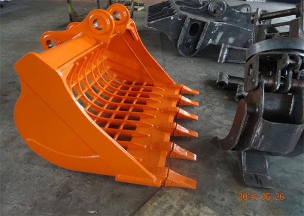 Buy cheap Hitachi ZX200-3 Excavator Skeleton Bucket , Rock Skeleton Bucket from wholesalers