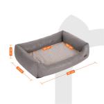 Professional Grey Dog Cushion Orthopaedic Sofa Medium Size For Small Animals