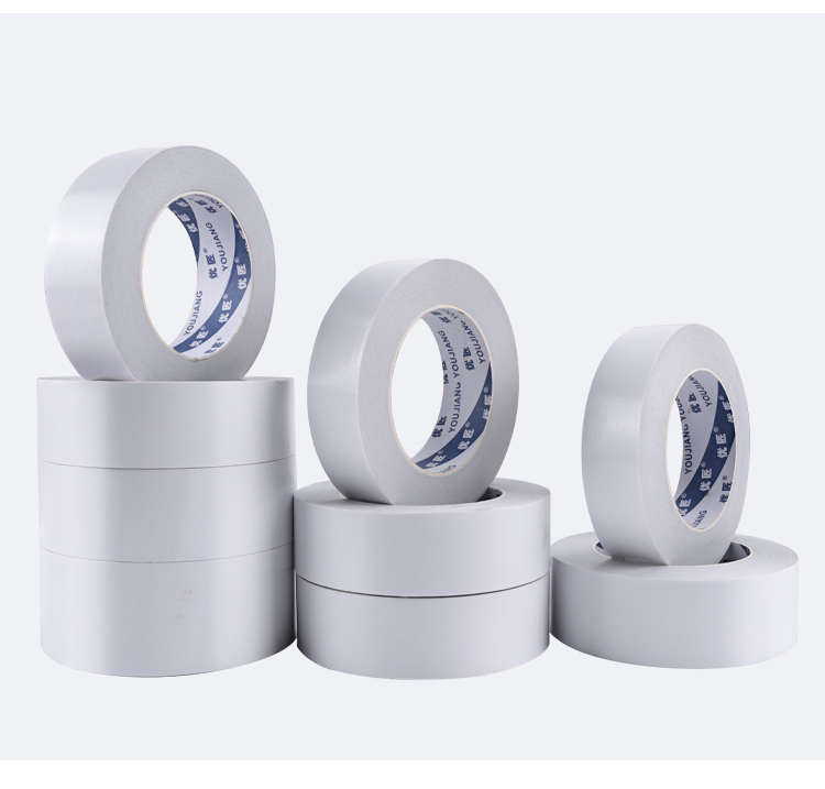High Viscosity Double Sided Tissue Tape With Transparent Design And Easy Tear Function