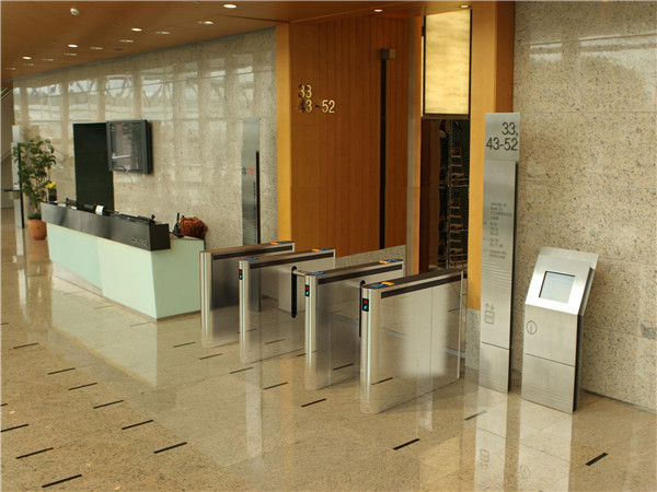 304 Stainless Steel Turnstile Barrier Gate Access Control Turnstiles For Hotel / Airport
