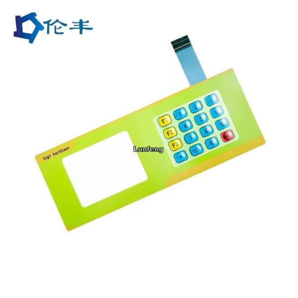 Buy cheap 3m9080A Membrane Switches Graphic Overlays LCD Window PC PVC Membrane Overlay from wholesalers