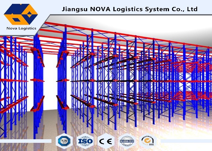 Factory Warehouse Storage Drive In Pallet Racking With Corrosion Protection