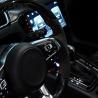 Buy cheap 350mm Volkswagen Steering Wheel Carbon Fiber Black PU Leather from wholesalers