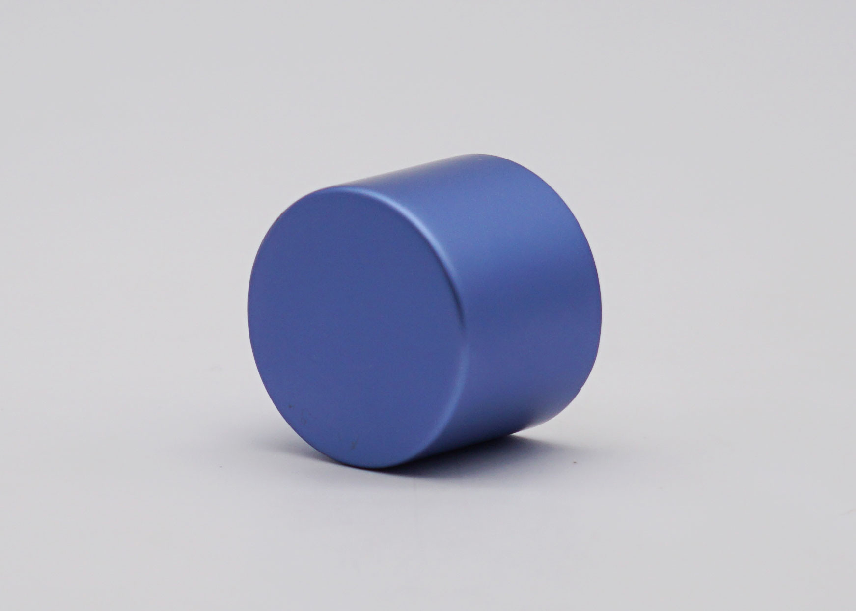 28mm Empty Bottle Violet Color Aluminum Plastic Screw Push Pull Cap Closure