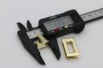 Factory direct sale light gold bag making accessories rectangle metal locks
