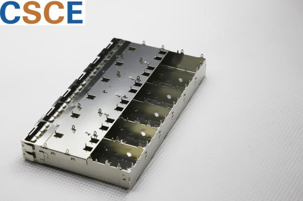 Buy cheap 1X6 Port SFO / SFP Cage Connector Operating Temperature -40℃ To 85℃ from wholesalers
