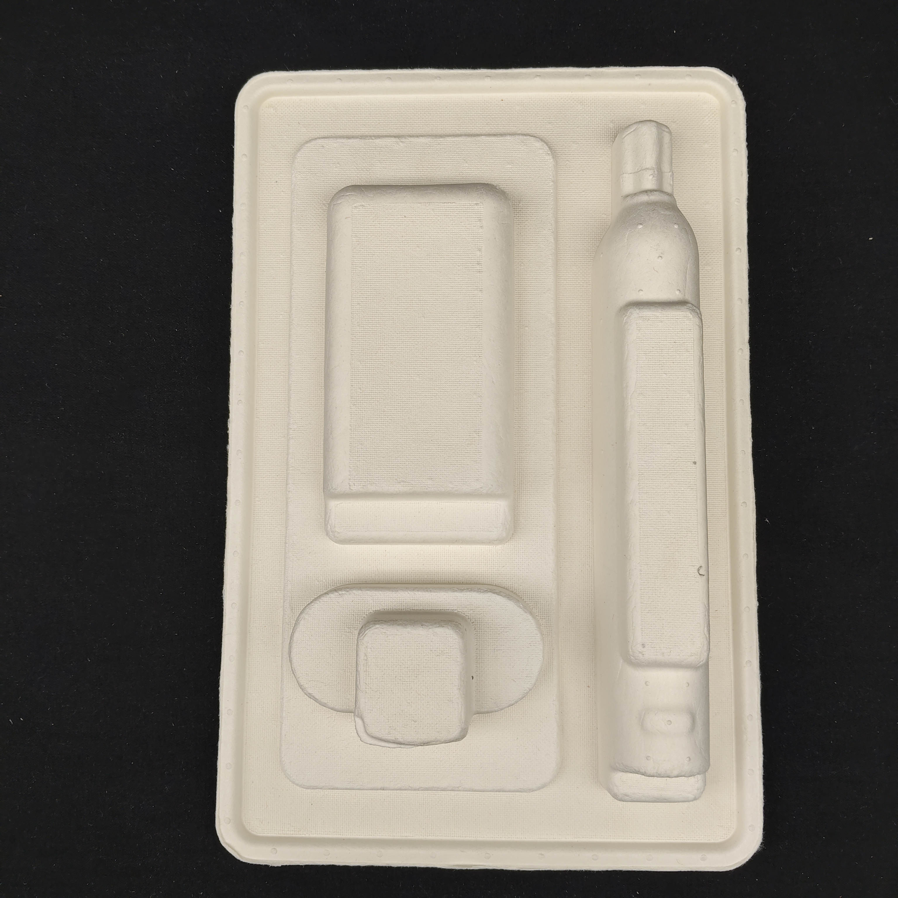 Directly supplied by Chinese factories. The pulp-molded packaging base for electric toothbrushes is drop-proof, shockproof, environmentally friendly