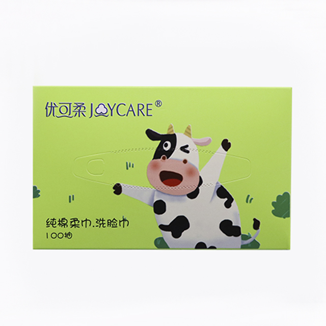 Wholesale 100Pcs Dry and Wet Double Use Makeup Remover Towel Facial Cotton Tissues