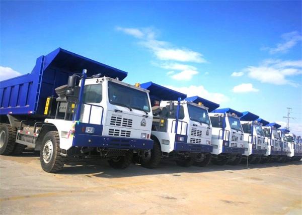 Buy cheap 420hp 70 Ton Euro 2 Diesel HOWO SINOTRUK Dump Truck from wholesalers