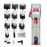 Buy cheap 15W Cordless Beards Electric Hair Clippers Silver LCD Display For Hotel from wholesalers