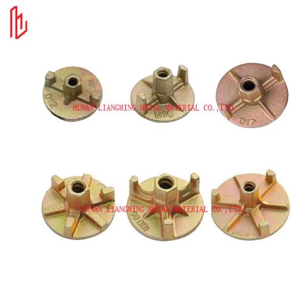 Buy cheap Diameter D12 D15 D20 Scaffolding Spare Parts Formwork Tie Bar Wing Nuts from wholesalers