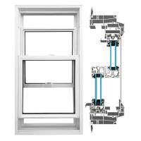 Buy cheap Soundproof Modern UPVC Double Hung Window For Sash And Casement product
