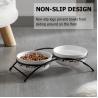 Buy cheap No Slip Food Water Tall Cat Bowls With Elevated Arched Stand from wholesalers