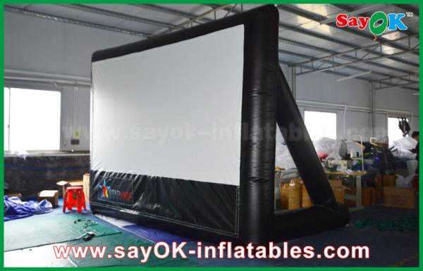 Buy cheap Outdoor Inflatable Projection Screen 7mLx4mH Inflatable Movie Screen PVC Material WIth Frame For Projection from wholesalers