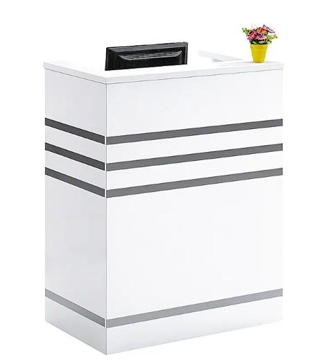 Buy cheap Modern Retail Wooden Boutique Reception Desks Office Small Register Checkout Counters furniture from wholesalers