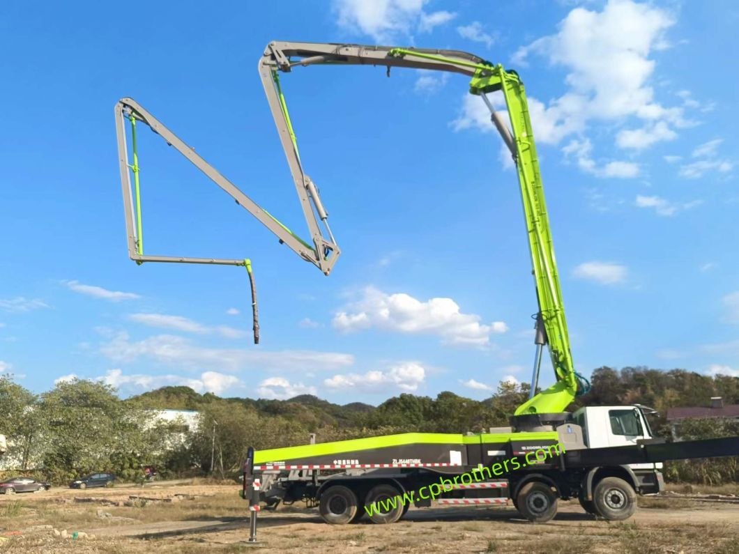 2013 Zml 56m Used Concrete Pump Truck on Mercedes Benz