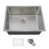 Buy cheap 18 Guage Undermount Single Basin Handmade Kitchen Sink 3-1/2'' from wholesalers