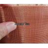 Buy cheap 24mesh Copper Wire Mesh Screen 99.9% Pure Aperture 0.70 - 0.90mm,Dia 0.15 - 0.35mm from wholesalers