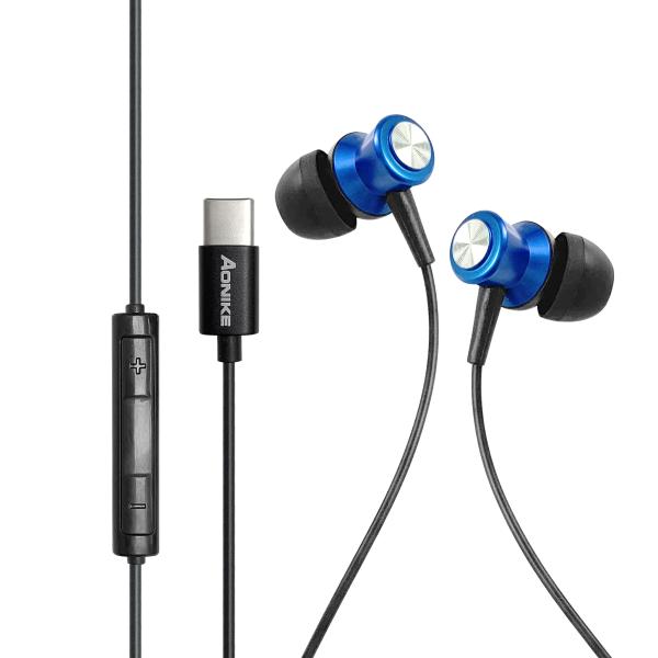 Buy cheap Aonike 10mm 105dB Type C Wired Headphones With Mic from wholesalers