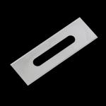Carbide Slotting Razor Slitter Blades 57.05x19.05x0.4mm For Chemical Fiber
