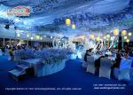 25m Wide Customized Luxury Wedding Tents With High Peak / Outdoor Exhibition