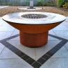 Buy cheap Corten Steel BBQ Grill With Detachable Base from wholesalers