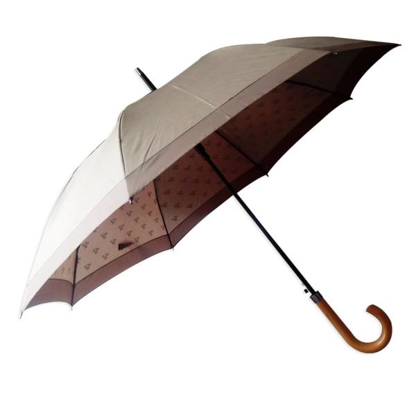 Buy cheap Wooden J Handle Pongee Fabric Compact Golf Umbrella from wholesalers