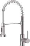 Low Lead Modern Sink Faucet Commercial Brass Single Handle Pull Down Sprayer