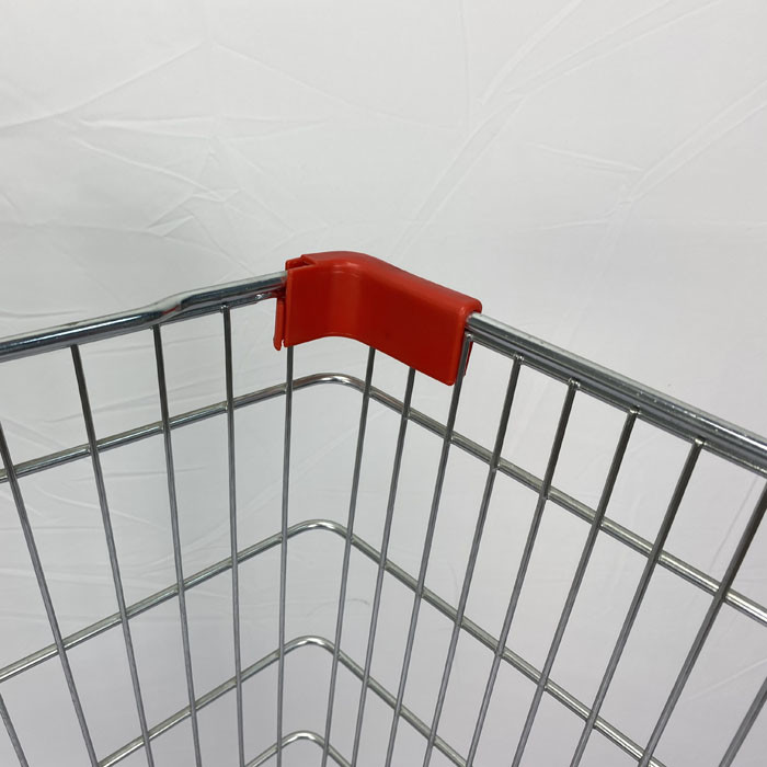 Large Capacity Supermarket Trolley 240L European Style Handcart For Family Shopping Metal Basket with Children Seat