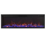 1240mm 48 Inch Built-In Electric Fireplace Mutil-Color Fire Home Decoration