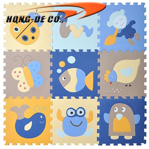 Buy cheap Non Toxic 12inx12in Animal Foam Play Mat / 10mm Children'S Foam Puzzle Mats from wholesalers