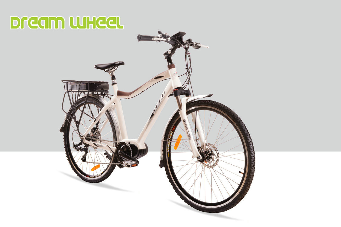 Electric Powered Mid Motor Electric Mountain Bike 10.4Ah Shimano RD-TX55