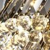 Buy cheap Luxury Led Ceiling Chandelier For Living Room Big Crystal Lamp Smoke Grey crystal ceiling light(WH-CA-58) from wholesalers