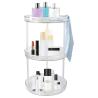 Buy cheap 3 Tier Transparent Easy to Assemble Turntable Lazy Susan Cosmetic Makeup Organizers from wholesalers