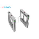 Stainless Steel Swing Barrier Turnstile 20-60people/minute Pedestrian Security