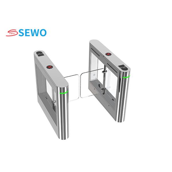 Buy cheap Stainless Steel Swing Barrier Turnstile 20-60people/minute Pedestrian Security Turnstiles from wholesalers