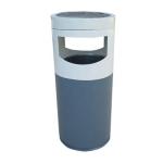 Outdoor Public Steel Garbage Can Park Street Metal Recycling Waste Trash Bin