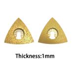 Deyi Golden Oscillating Saw Tile Concrete Blade 35mm To 88mm