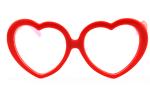 Red Frame Plastic Diffraction Glasses For Night Club , Dance Event