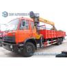 Buy cheap 10 Ton XCMG Straight / Foldable Arm Crane Mounted Truck 10 Wheeler Trucks from wholesalers