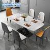 Buy cheap Non Corrosion Apartment Minimalist Marble Dining Table Metal Rectangular from wholesalers