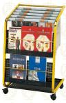 Buy cheap Stainless Steel Information Newspaper Rack With Copper Plated , 650x400x900mm from wholesalers