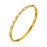 Buy cheap Jewelry CZ Hinged Oval Cuff Bangle Bracelet For Women Girl Christmas Gift Couple from wholesalers