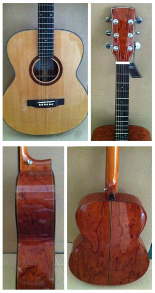 Buy cheap 40inch High quality vintage Spruce body classic acoustic guitar/western guitar OEM Matt color- TP-AG32 from wholesalers