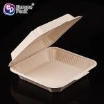 Wholesale biodegradable tableware 1500ml disposable food takeaway box