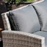 Buy cheap Leisure Outdoor AJUNION All Hand Woven Wicker Garden Furniture Set with Tempered Glass from wholesalers