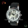 Buy cheap Cool Stylish Leather Strap Quartz Wrist Watch unique dial watch for Men from wholesalers