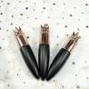 Buy cheap Painting PMMA Cap Crown Black And Gold Plastic Mascara Tube 20g from wholesalers