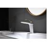 Buy cheap T&F Bathroom Basin Faucets , Chrome Brass Single Hole Basin Mixer Tap from wholesalers